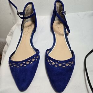 Blue Suede Women's Shoes